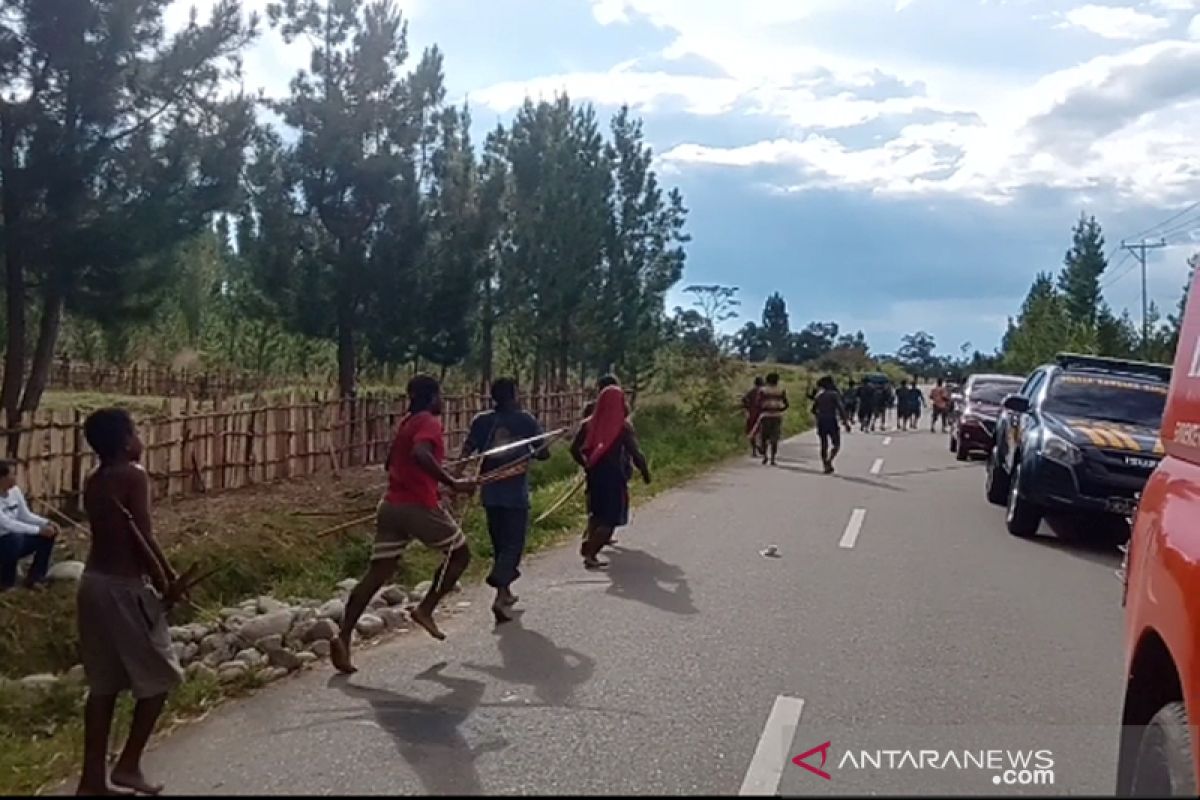 16 orang di Jayawijaya terkena panah saat terlibat perang tradisional