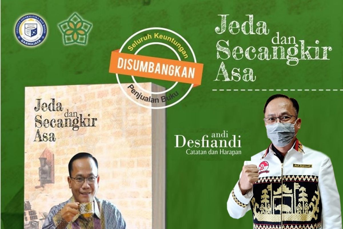 Andi Desfiandi rilis buku "Jeda dan Secangkir Asa"