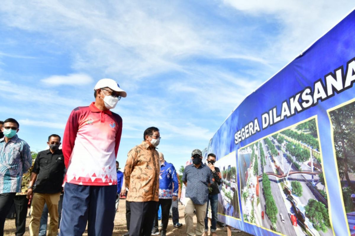 Jalan Tanjung Bunga Makassar akan jadi jalan terlebar di Indonesia