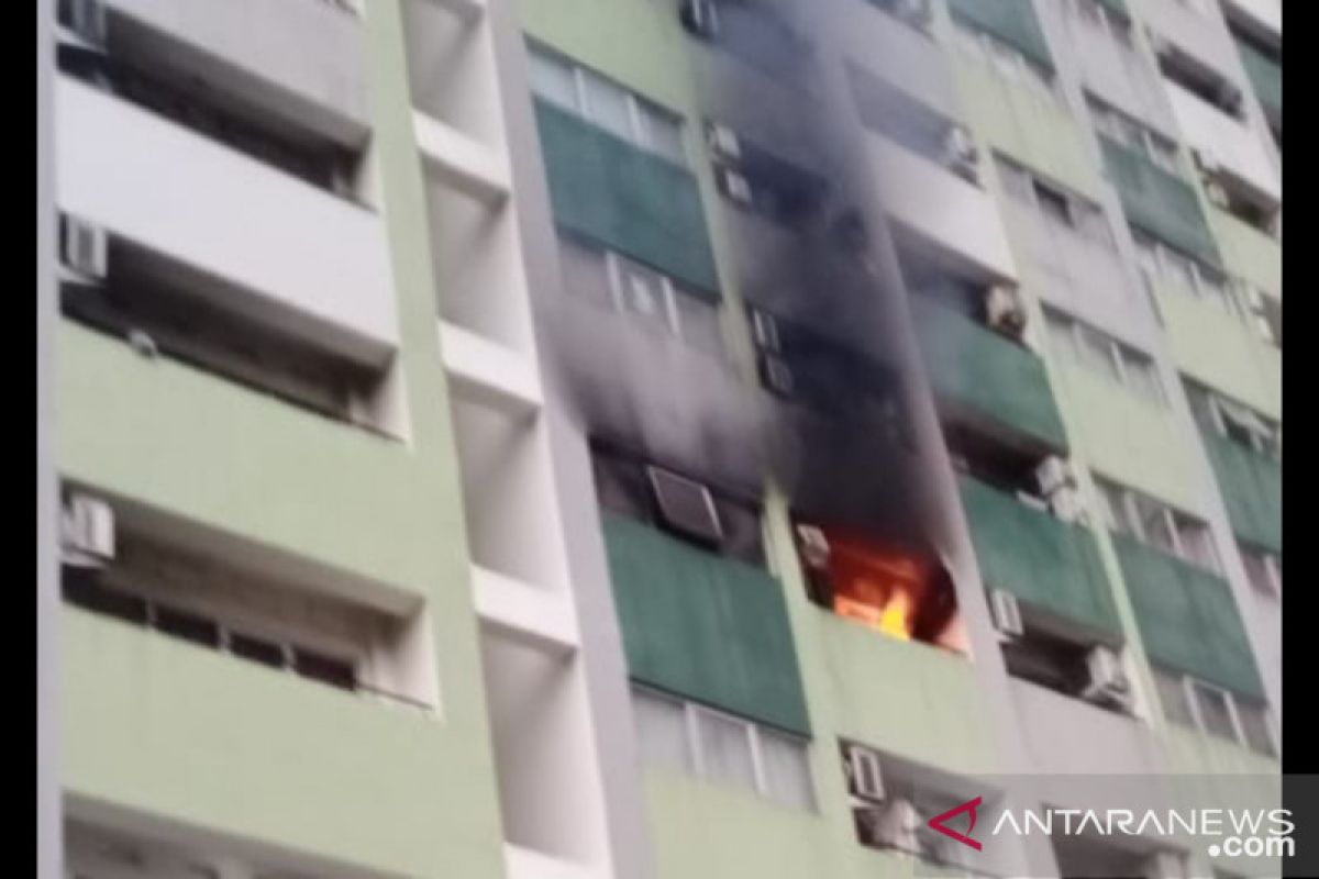 Terjadi kebakaran di Apartemen Central Timur
