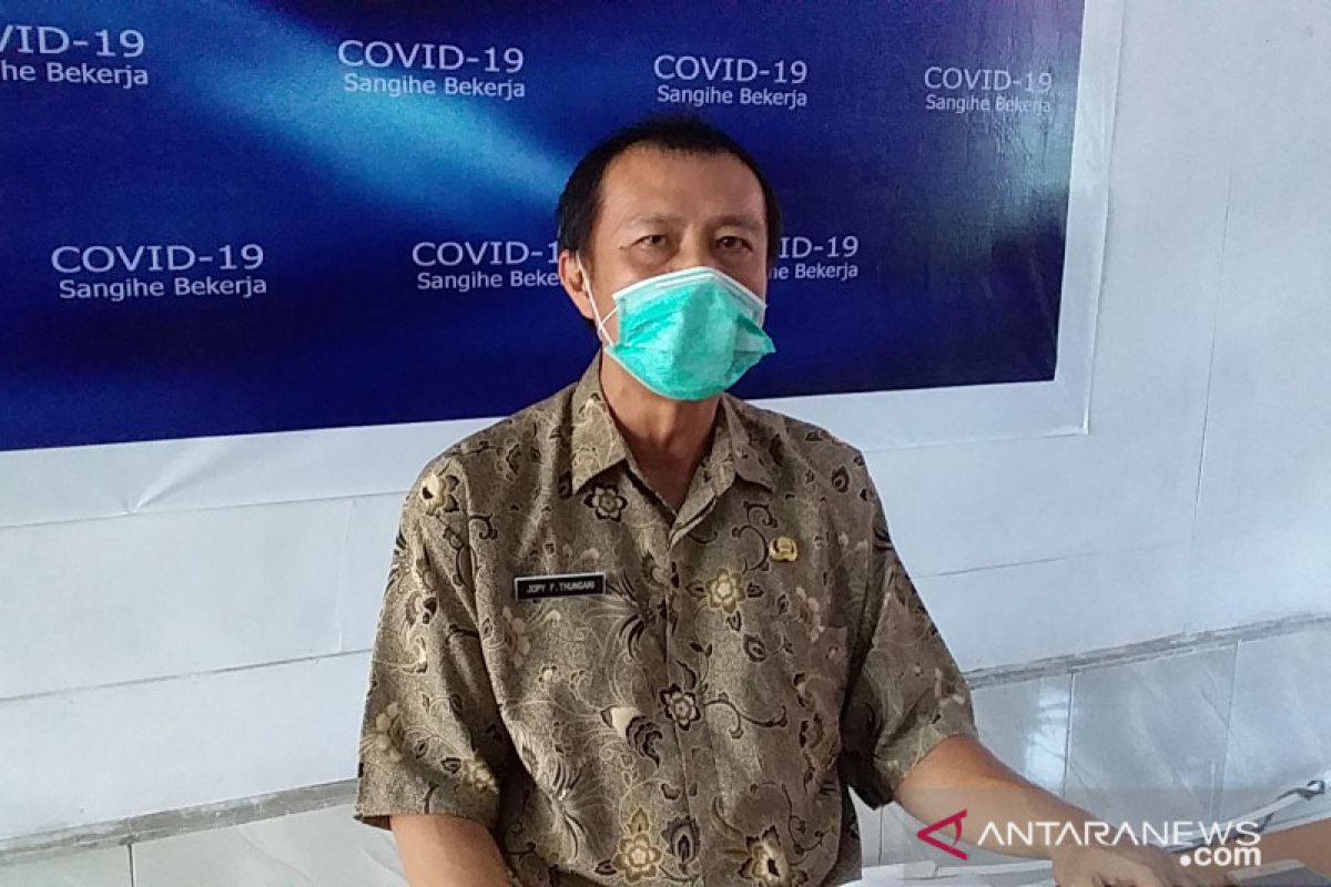 Kasus positif COVID-19 di Kabupaten Sangihe kembali bertambah