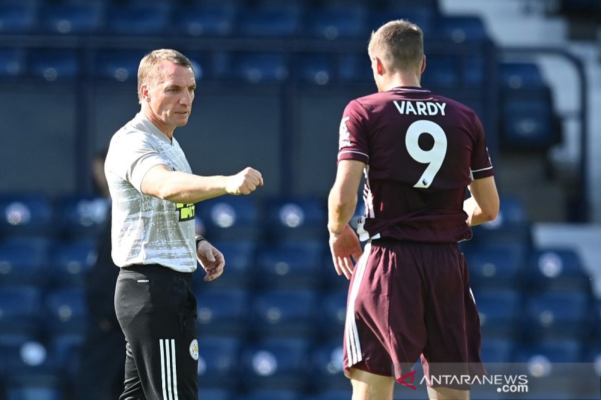 Kemas dwigol, Rodgers sebut Vardy pembunuh berdarah dingin di kotak penalti