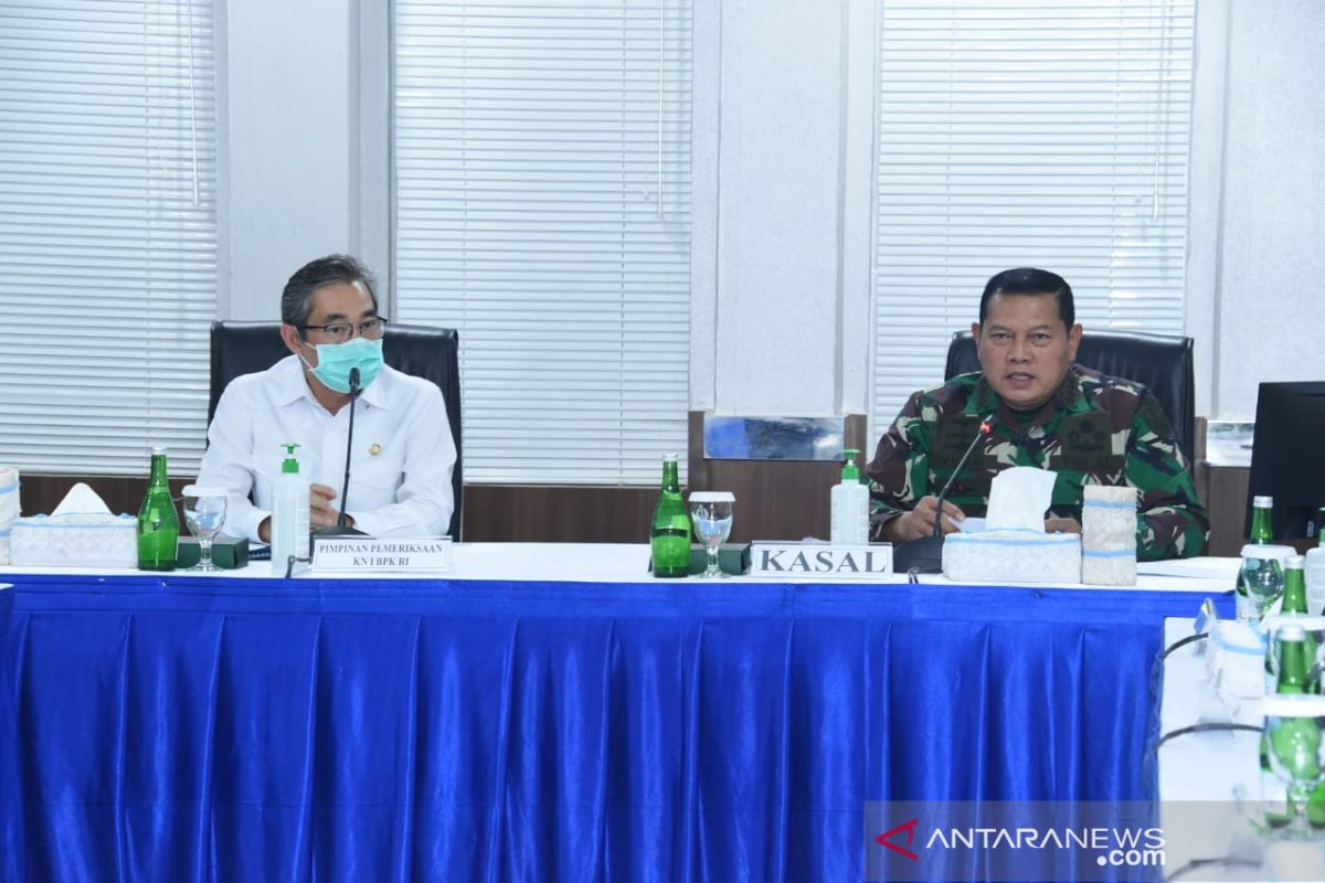 Kasal instruksikan seluruh unit TNI AL menindaklanjuti temuan BPK RI