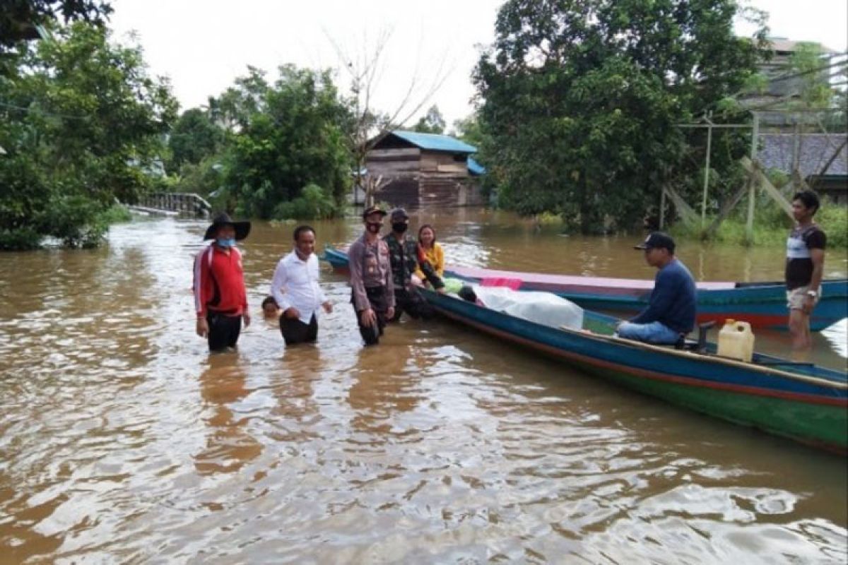 Floods inundate 13 villages in East Kotawaringin's three sub-districts