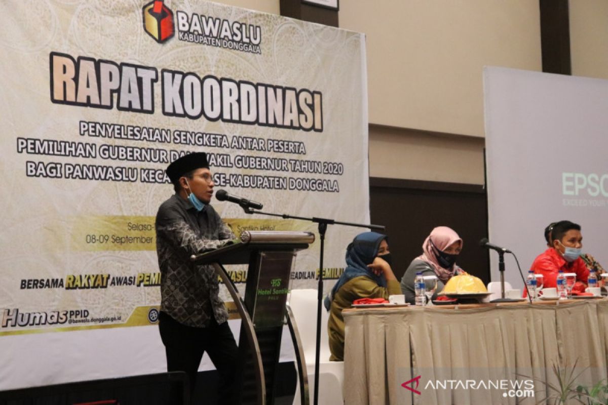 Bawaslu Donggala  ingatkan aparatur desa netral di Pilkada Sulteng