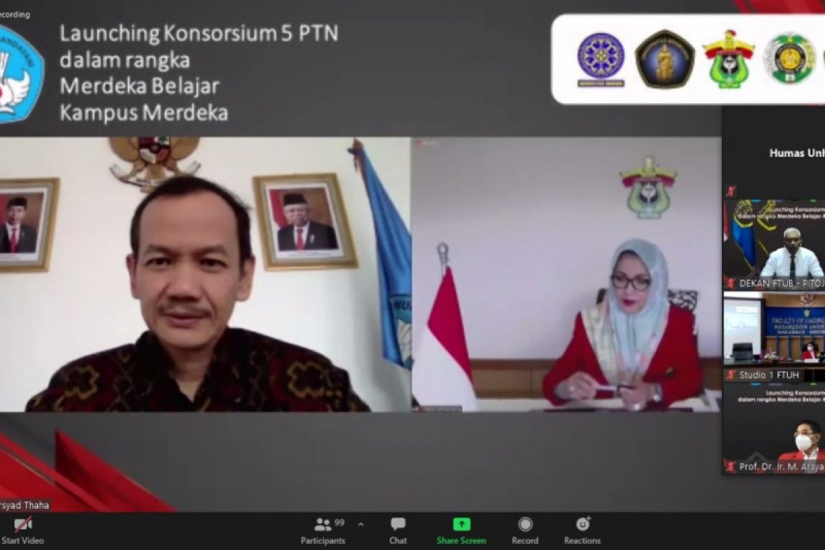 5 PTN luncurkan Konsorsium Merdeka Belajar Kampus Merdeka