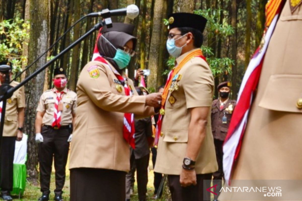 Bupati Ade Yasin ingin Pramuka Bogor lebih milenial