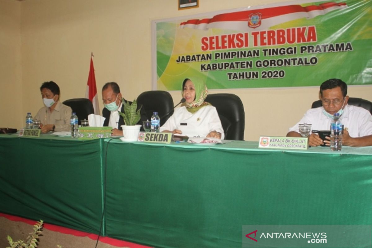 Pemkab Gorontalo membuka seleksi jabatan pimpinan tinggi pratama