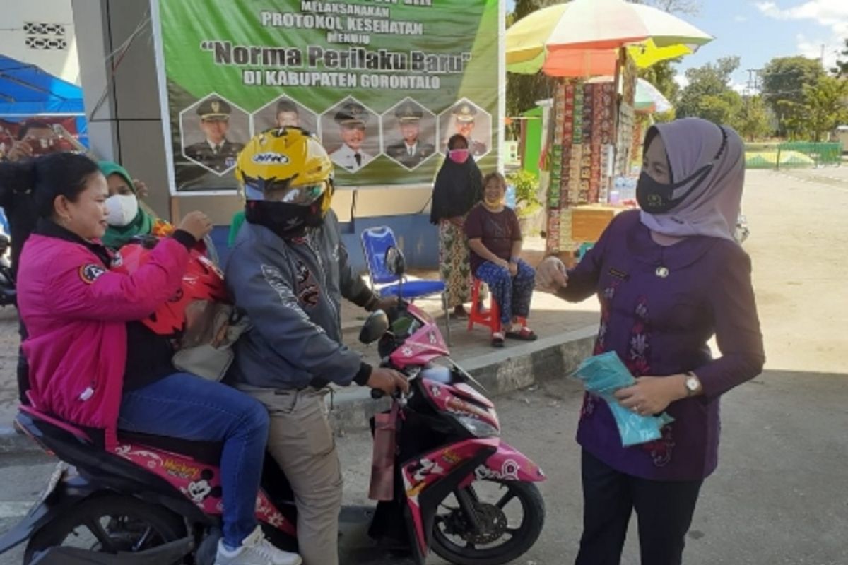 Pemkab Gorontalo terus sosialisasikan penggunaan masker untuk cegah COVID-19