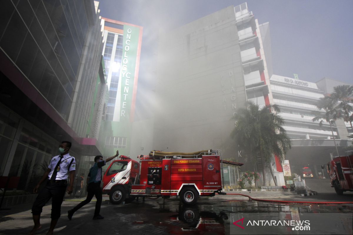 Pelayanan di Gedung Onkology RSUD Soetomo kembali normal pascakebakaran