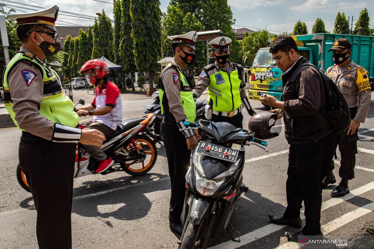 Denda selama Operasi Yustisi penegakan protokol COVID capai Rp1 miliar