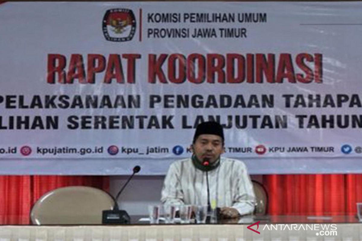 KPU Jatim terima laporan penyelenggara terpapar COVID-19