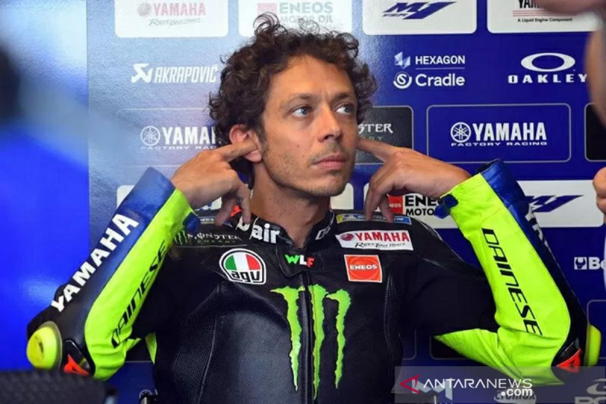 Rossi ke Valencia setelah hasil tes COVID-19 negatif