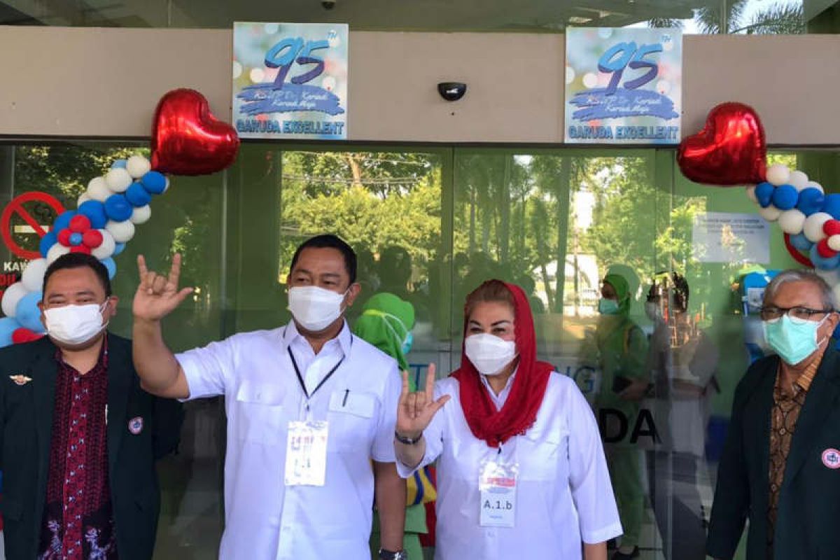 Pasangan Hendi-Ita tes kesehatan di RS Kariadi Semarang