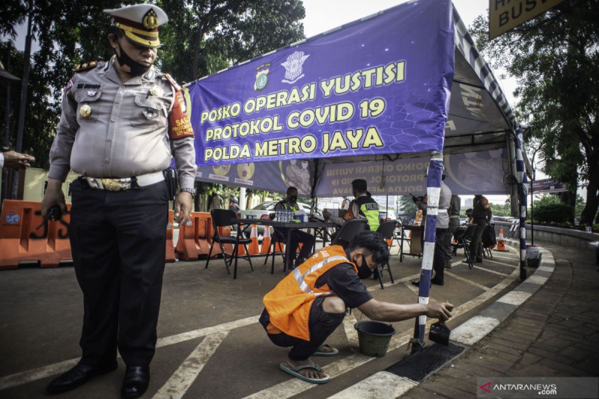 Satgas COVID-19 Batang jaring 157 pelanggar protokol kesehatan