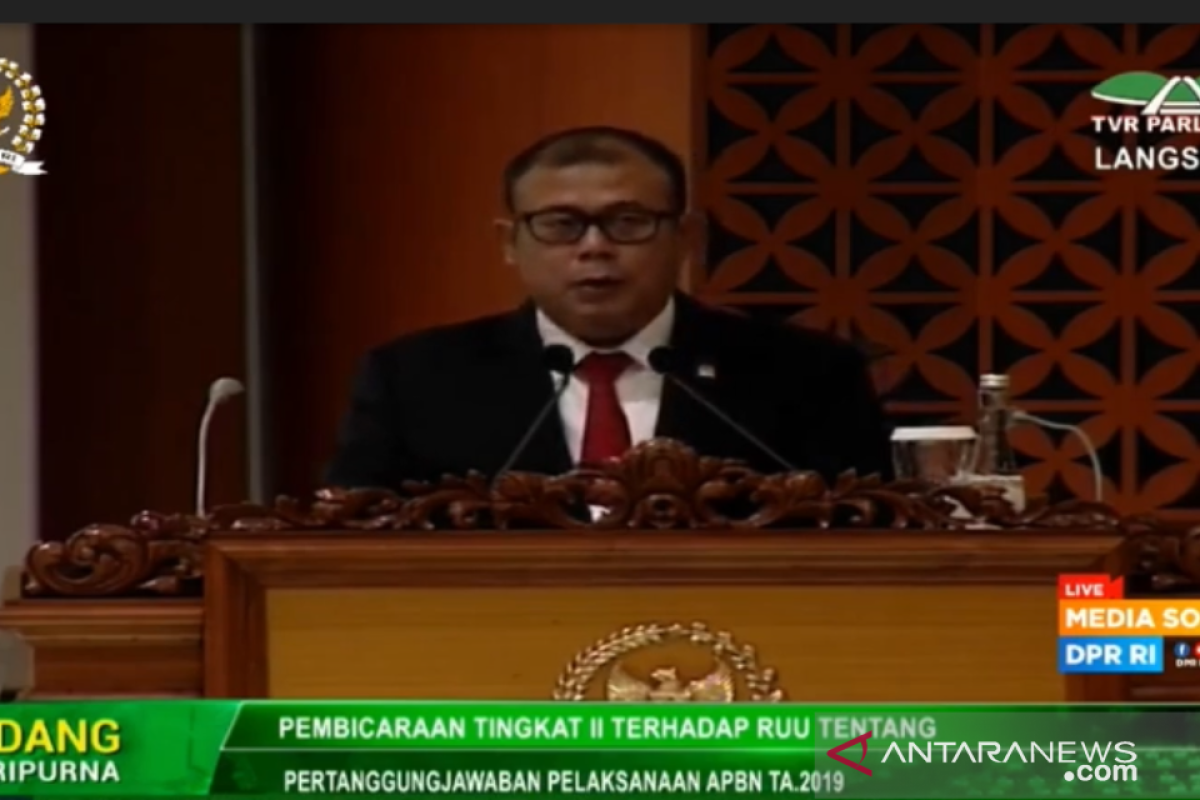 DPR setujui RUU P2APBN 2019 menjadi Undang-Undang