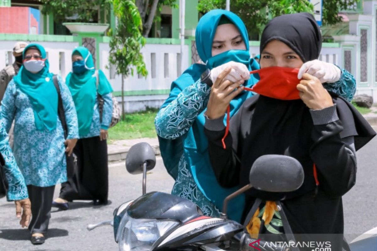 Warga Aceh Barat didenda Rp50 ribu jika tak pakai masker