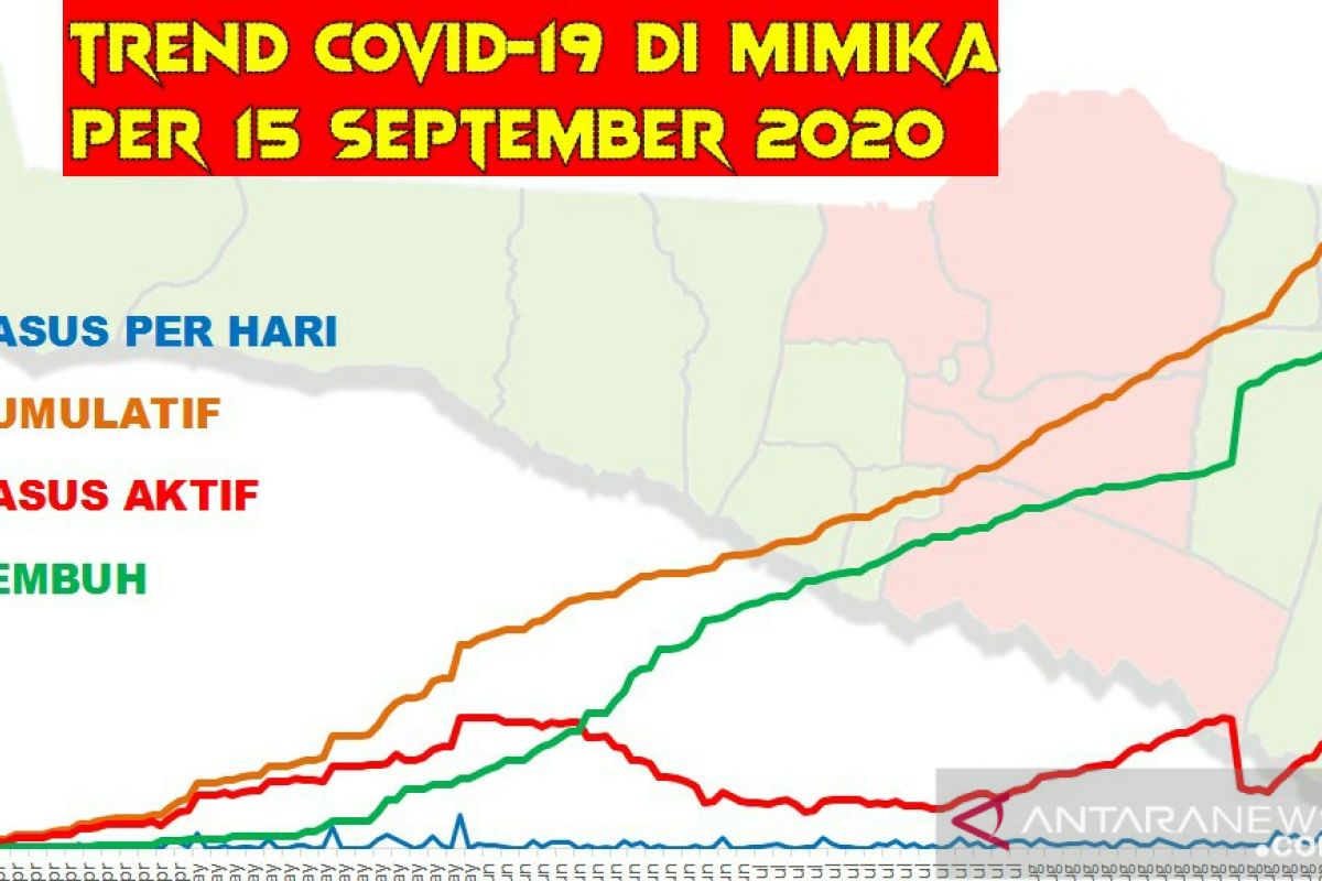 Jumlah positif COVID-19 di Kabupaten Mimika lampaui 1.000 kasus