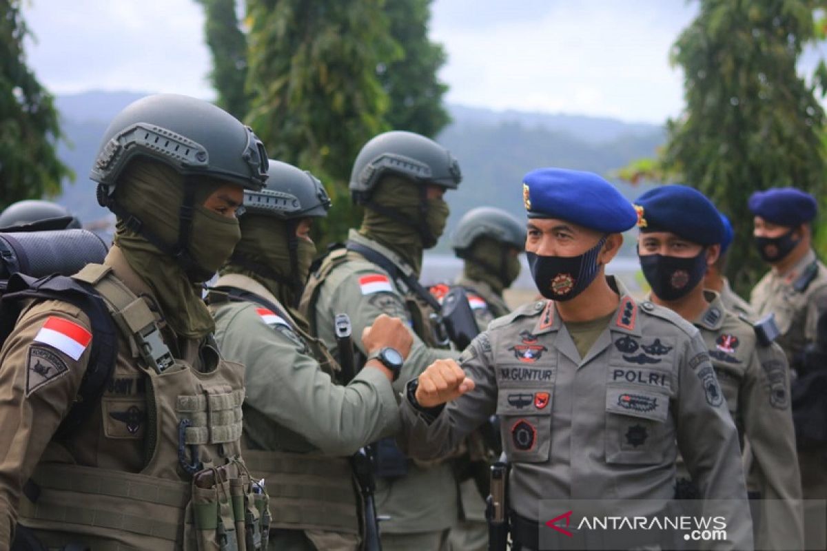 Personel Brimob Maluku BKO diharapkan layani negara dan masyarakat di Papua