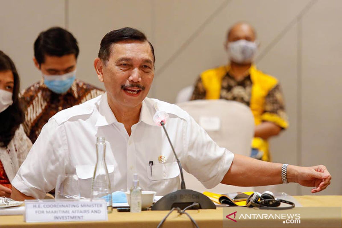 Luhut mau minta tambahan 20 juta dosis vaksin dari UEA