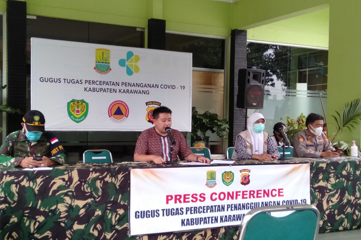 Ada penambahan 97 kasus positif COVID-19 di Karawang dalam sepekan