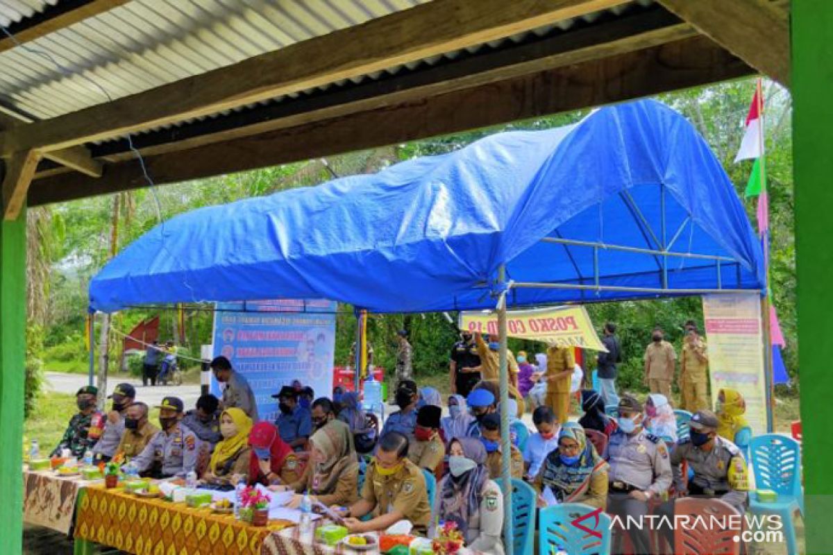 Pemkab dan Polres Sijunjung nilai kampung tangguh di Kecamatan Kamang Baru