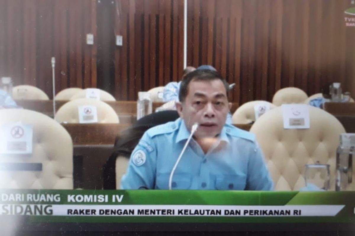 Menteri Kelautan dan Perikanan diwakili Sekjen Raker dengan DPR