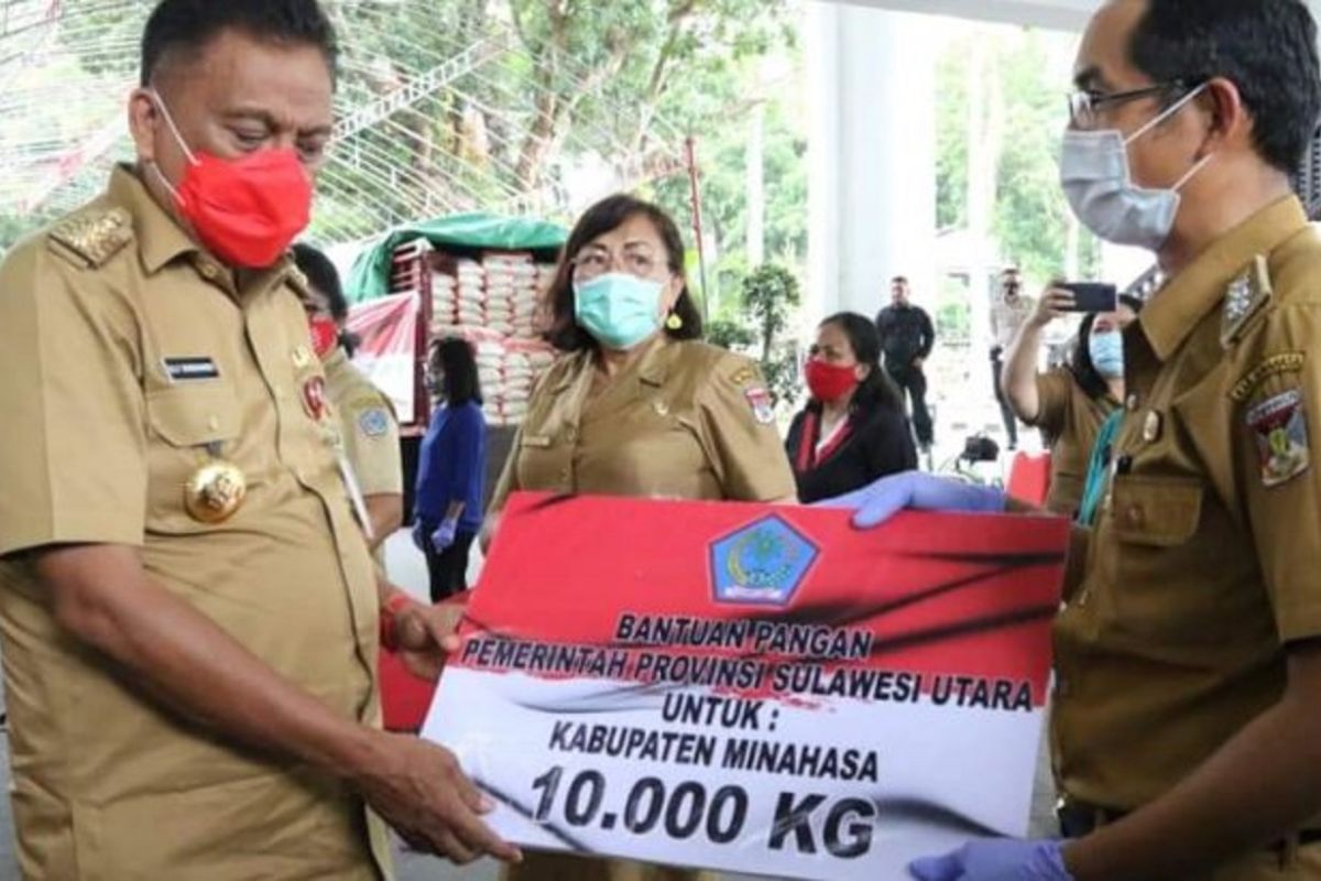 Pemprov Sulut menyalurkan 60 ton beras bagi warga terdampak COVID-19