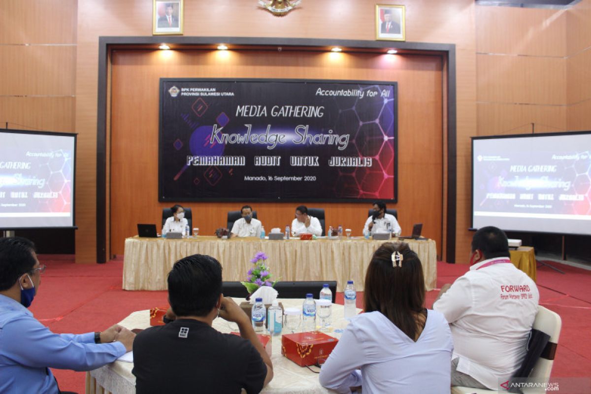 BPK Sulut berbagi pengetahuan jurnalis pahami audit