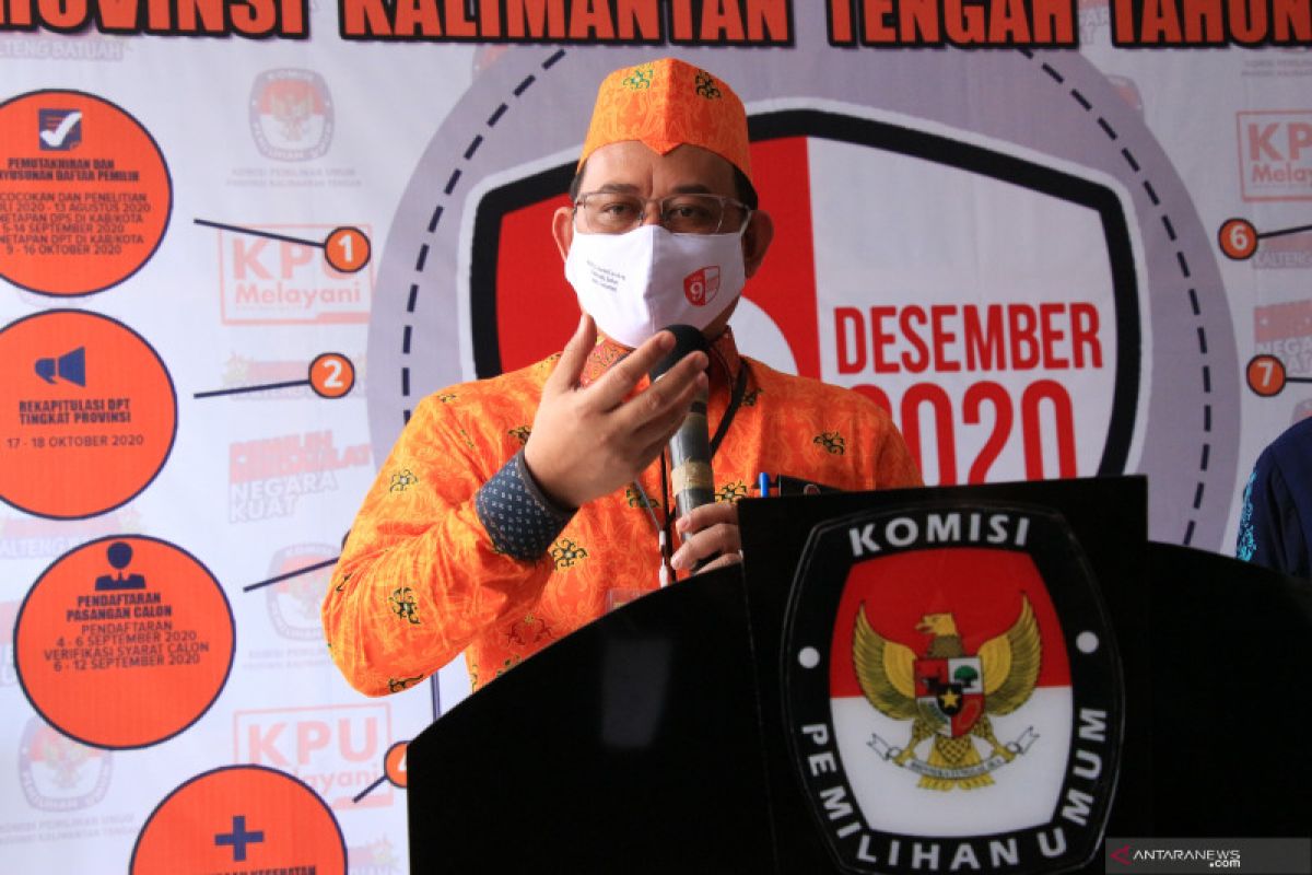 KPU Kalteng verifikasi berkas perbaikan syarat pendaftaran Ben-Ujang