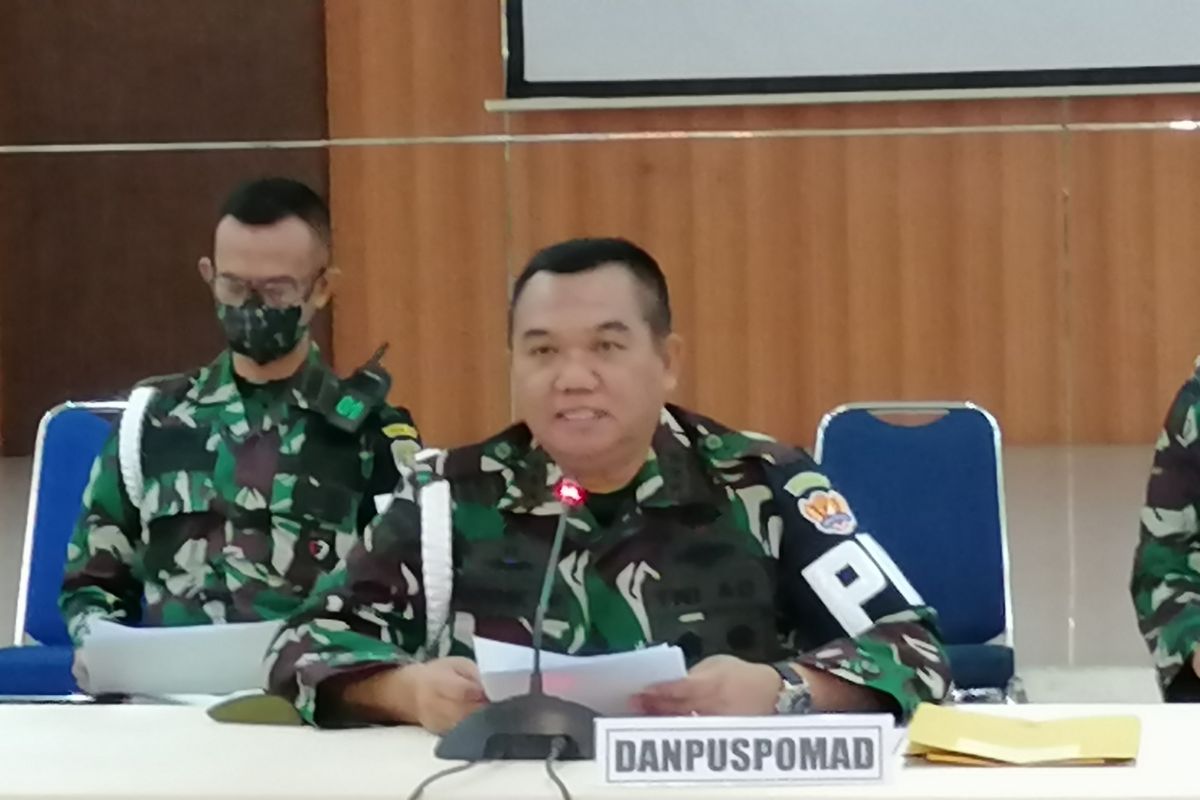 Danpuspomad sebut 57 oknum TNI AD tersangka perusakan Mapolsek Ciracas