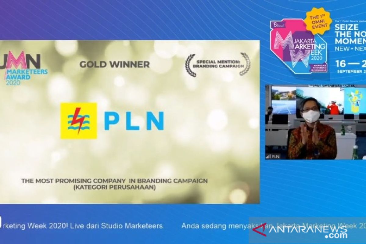 PLN Raih 3 Penghargaan di ajang BUMN Marketeers Award 2020