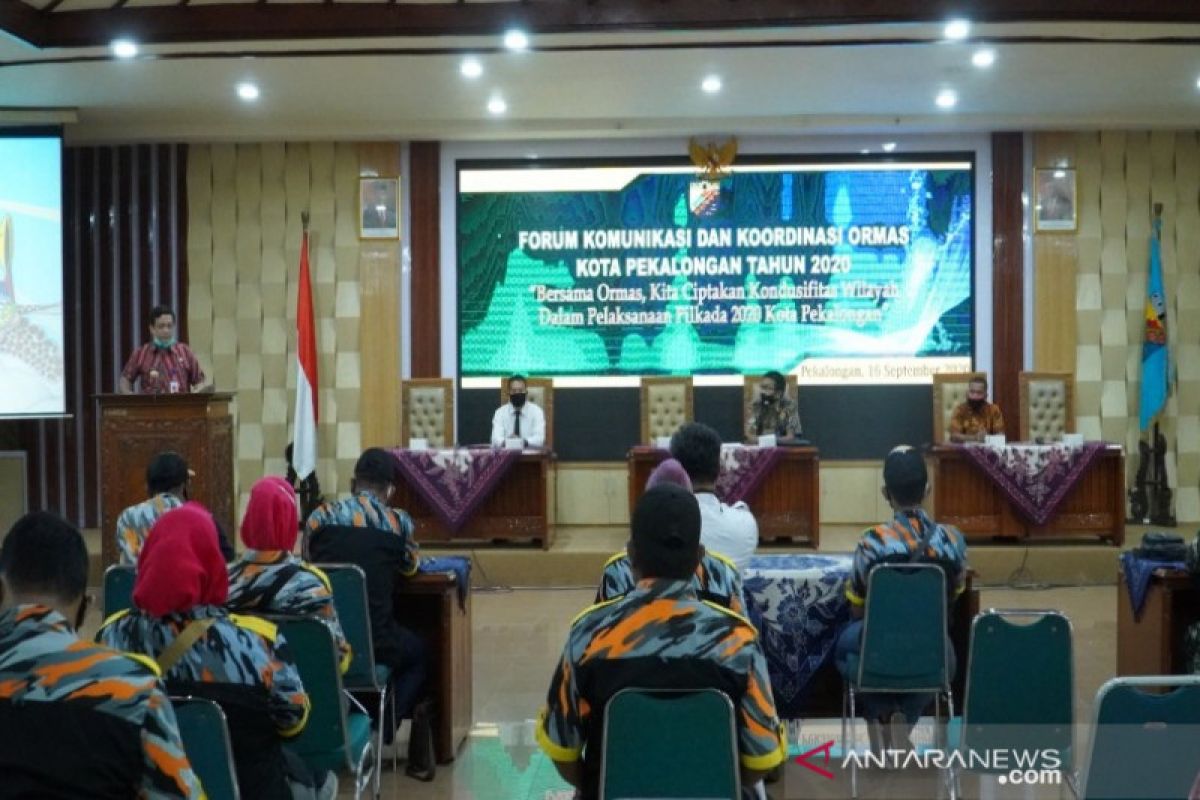 Ormas di Pekalongan diminta jaga iklim kondusif jelang pilkada