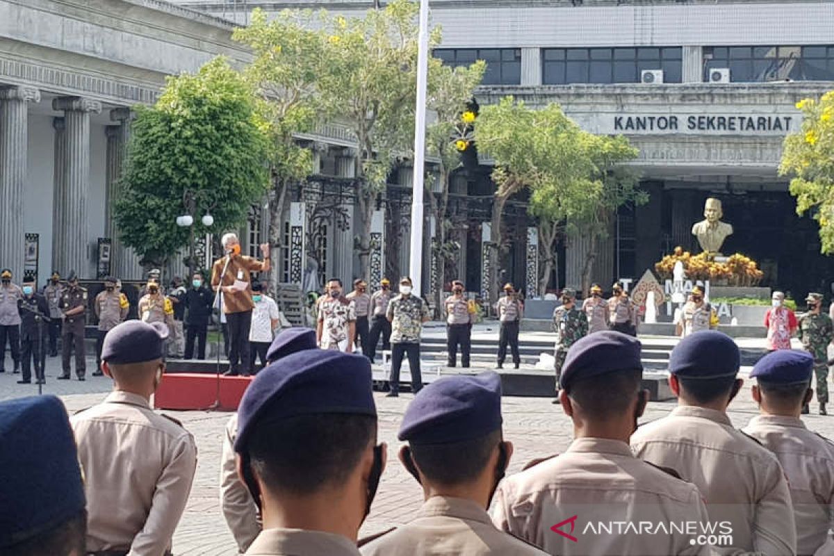 Ganjar pimpin apel yustisi penegakan potokol kesehatan Kota Semarang