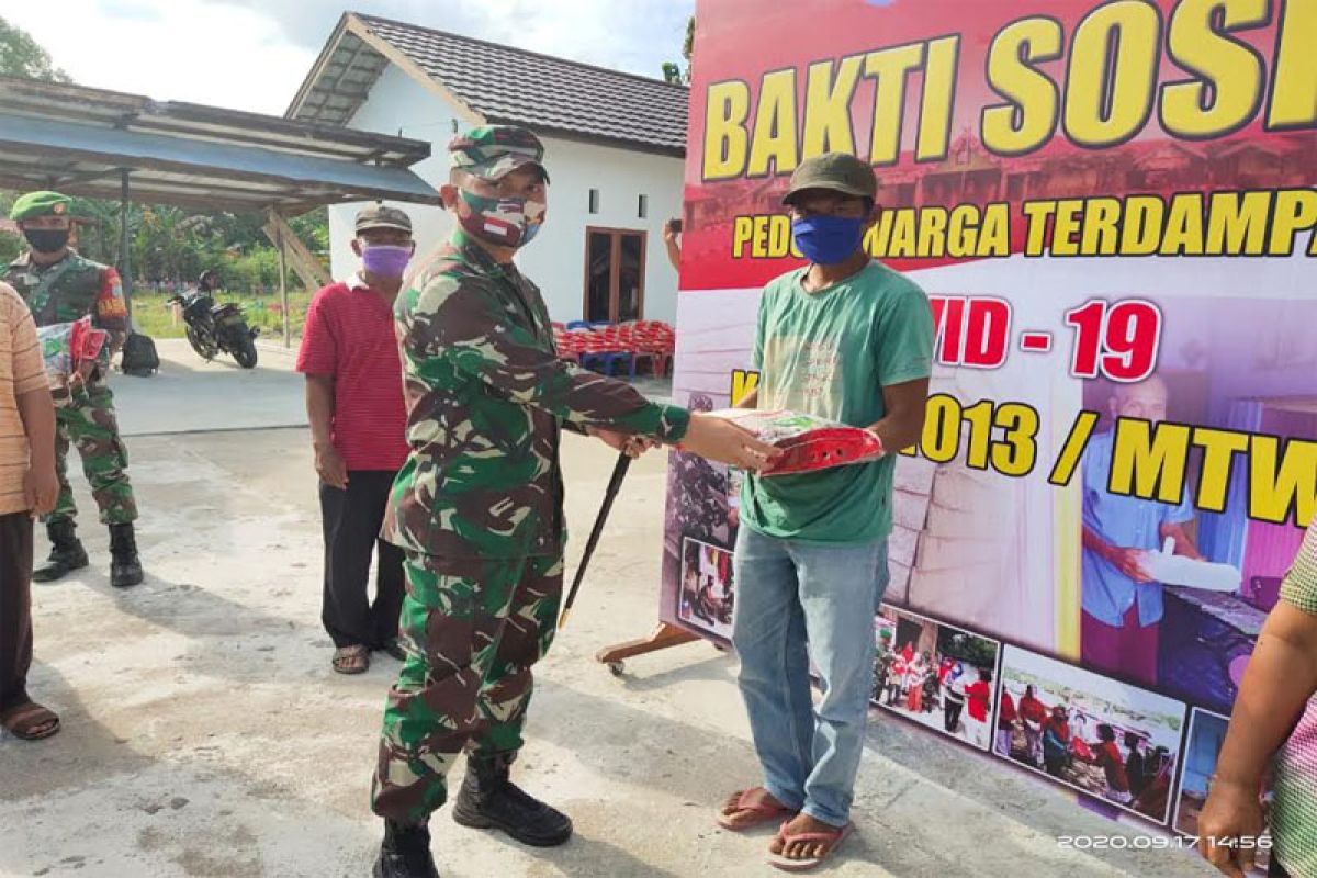 Dandim Muara Teweh gelar baksos untuk warga terdampak COVID-19