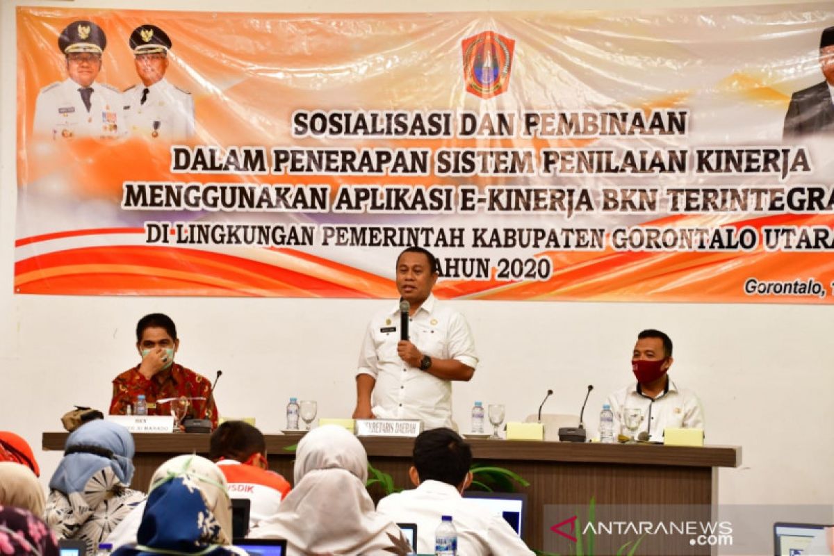 Pemkab Gorontalo Utara pacu penerapan e-kinerja BKN terintegrasi