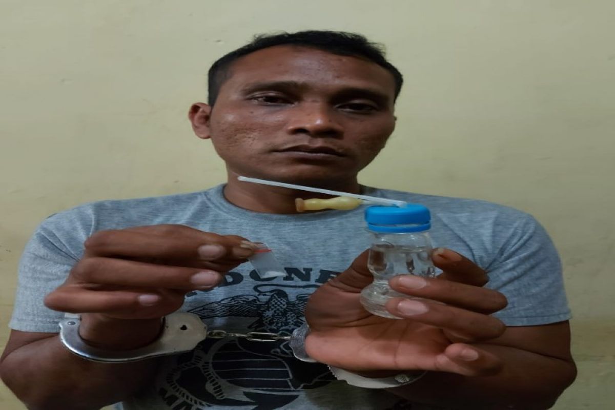 Polsek Selesai tangkap tersangka pemilik narkotika jenis sabu-sabu