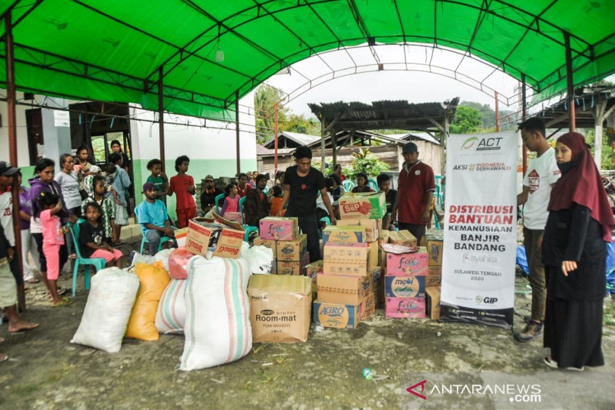 ACT Sulteng  salurkan logistik untuk penyintas banjir Sigi