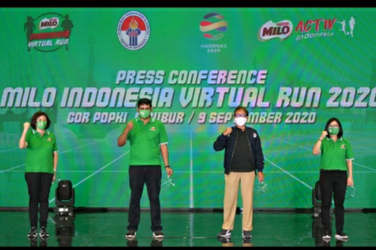 Bangkitkan semangat aktifmu melalui MILO Indonesia Virtual Run