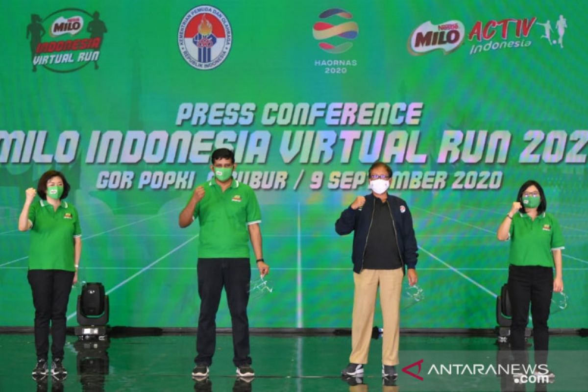 Ayo tunjukkan semangat aktifmu melalui MILO Indonesia Virtual Run