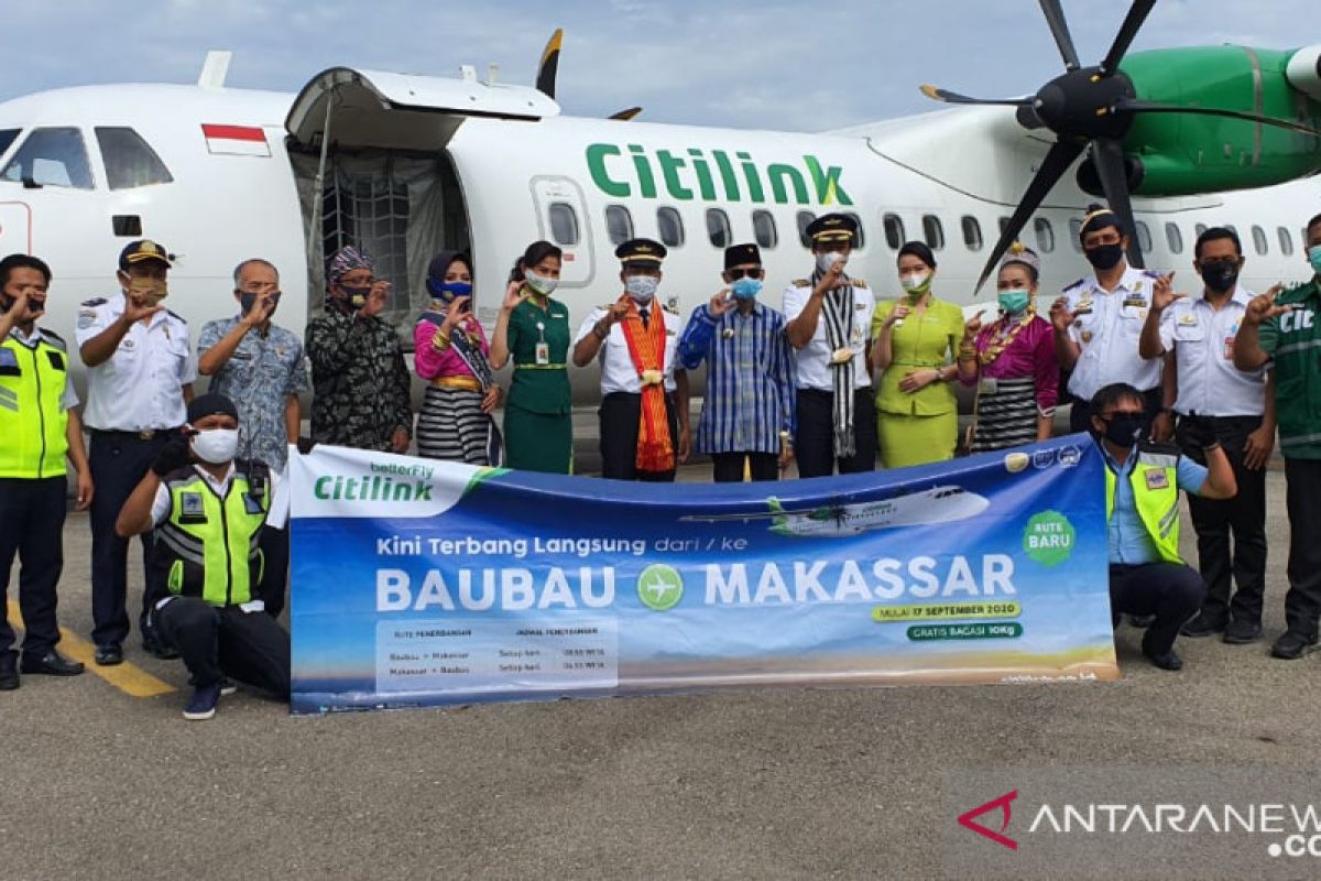 Maskapai penerbangan Citilink resmi beroperasi di Baubau