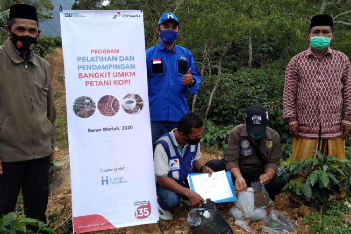 Pertamina tingkatkan kapasitas produksi petani kopi Bener Meriah