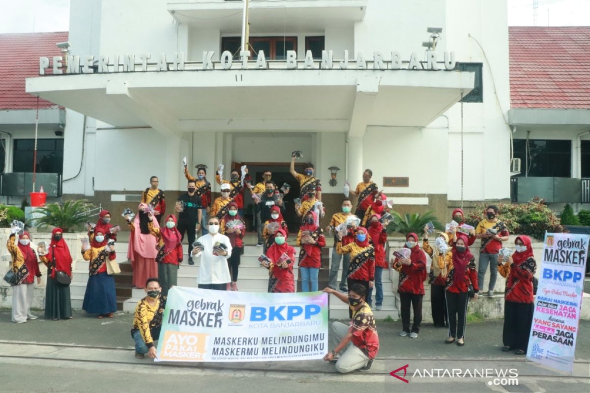 Gebrak Masker libatkan seluruh SOPD Pemkot Banjarbaru