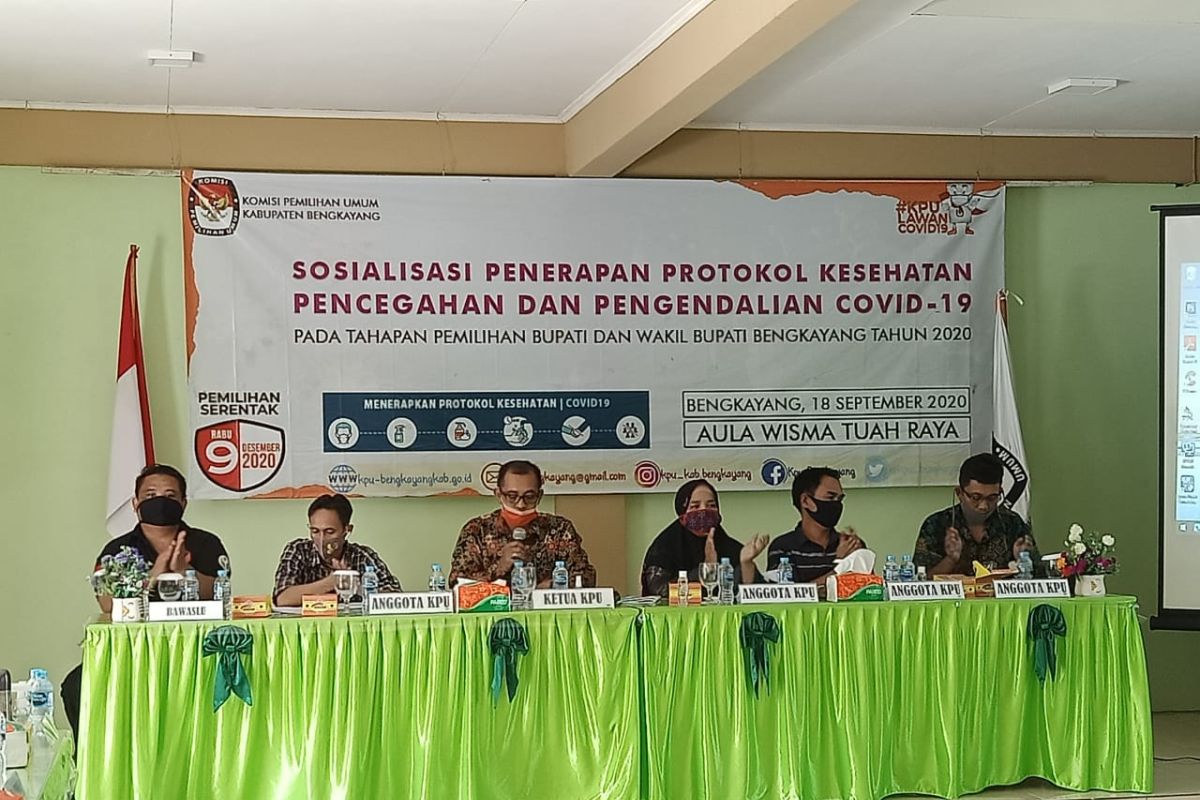 KPU Bengkayang sosialisasikan protokol kesehatan dalam Pilkada 2020