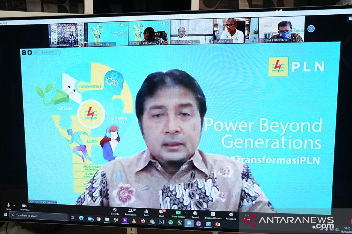 PLN Sumbar gelar webinar program super merdeka, kumpulkan pelaku UMKM