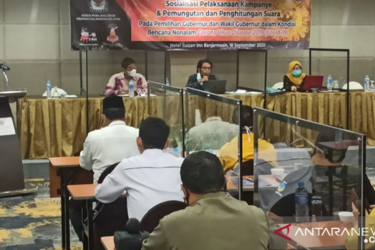 KPU Kalsel ingatkan calon gubernur taati aturan kampanye