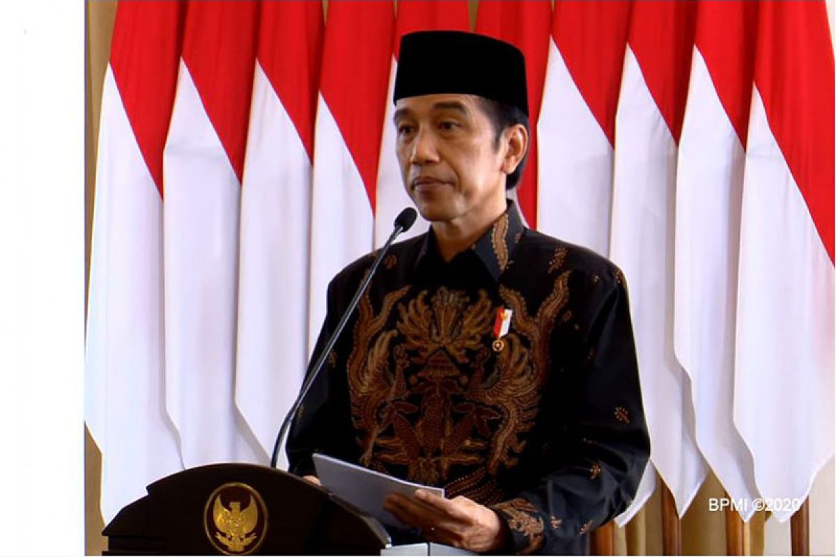 Presiden ajak GP Ansor ringankan beban rakyat di masa pandemi COVID-19