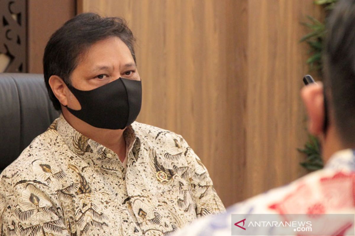 Menko Airlangga paparkan indikator yang  tunjukkan sinyal pemulihan