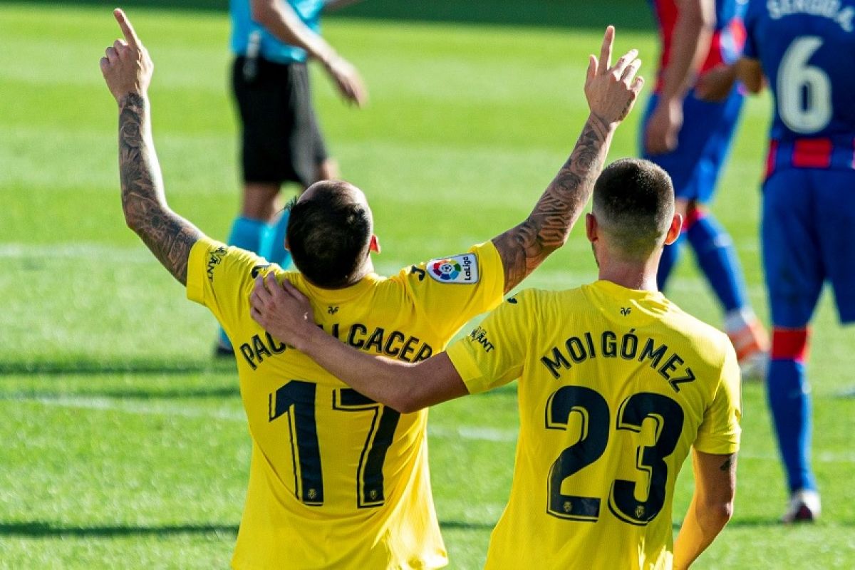 Villarreal raih tiga poin kontra Eibar
