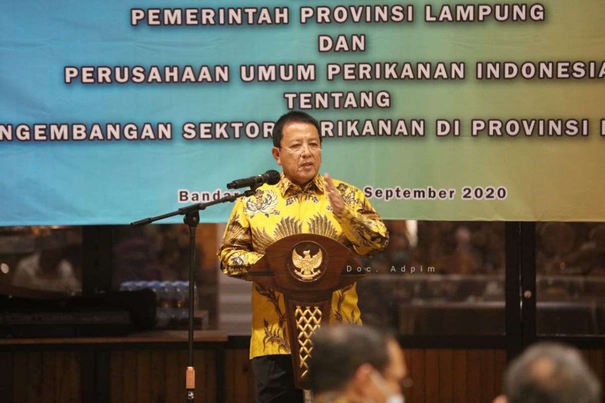 Pemprov Lampung-Perindo jalin kerja sama kembangkan potensi perikanan laut dan darat